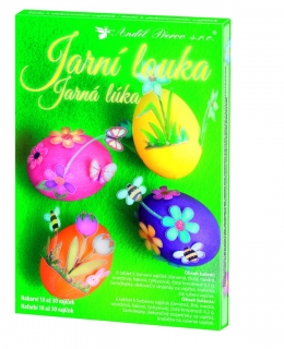Sada k dekorování vajíček - jarní louka / 7715